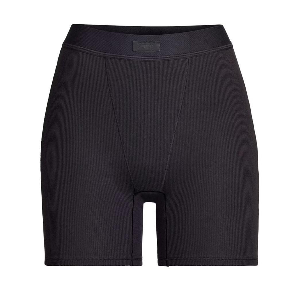 Skims Cotton Rib Boxer PN-HWS-0042 Soot XS